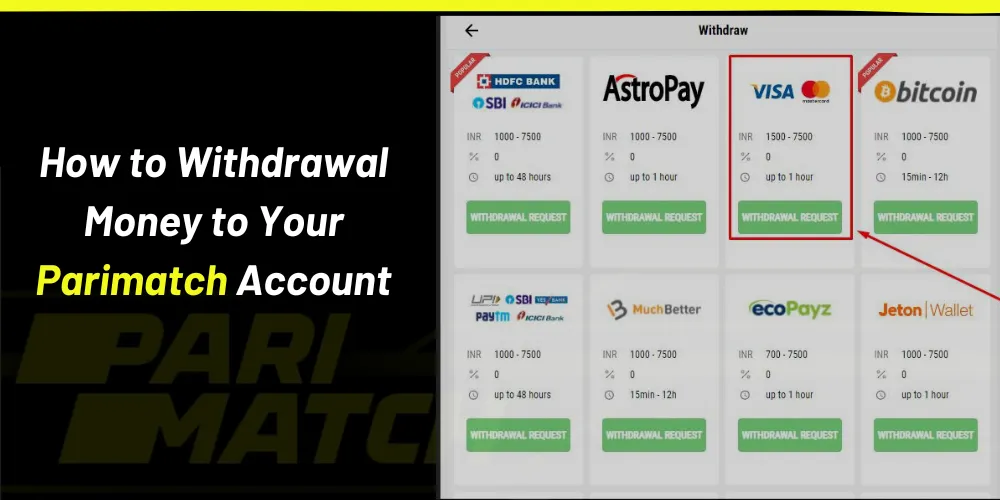 How to Withdraw Money From Your Parimatch Account